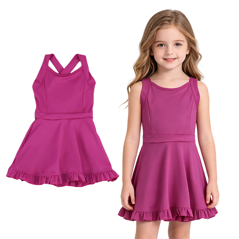 Crossfit Gym - Kids Soft Elastic Nylon Yoga Skirt