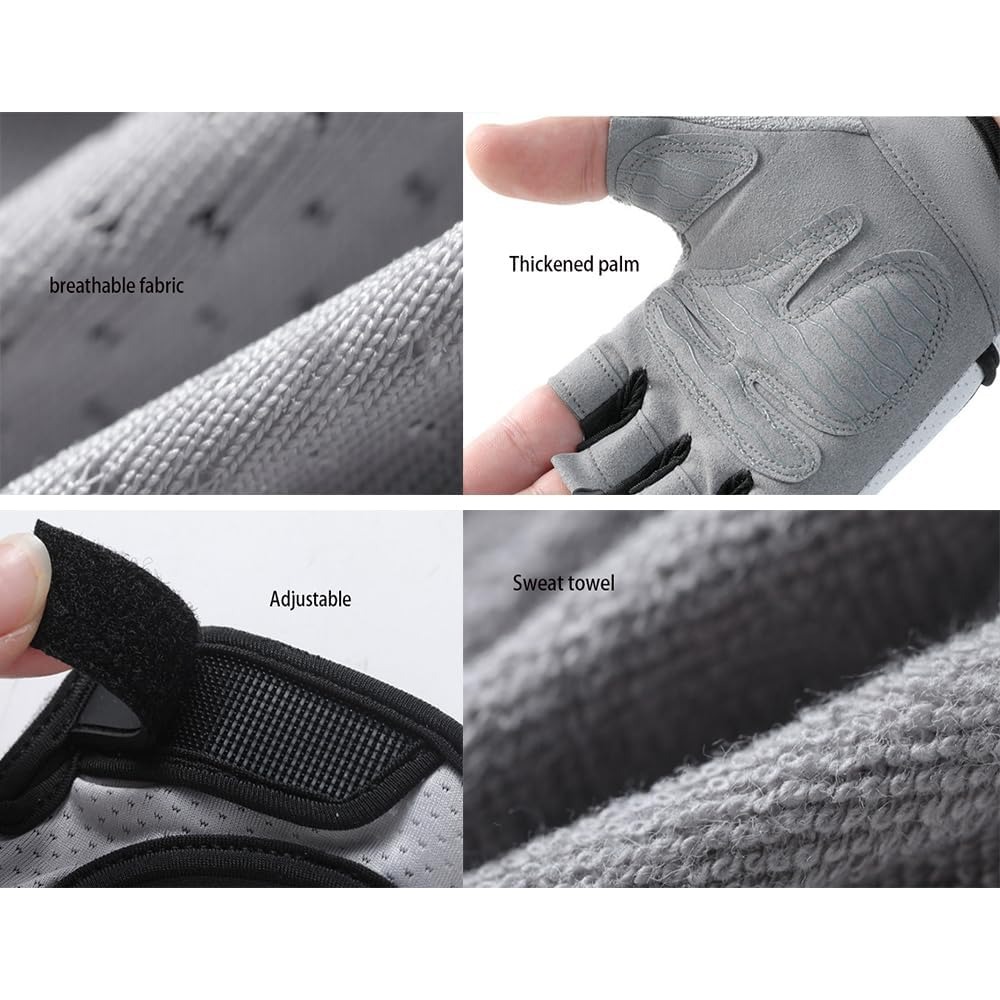Fingerless Workout Gloves for  - Crossfit Gym บทวิจารณ์และราคา