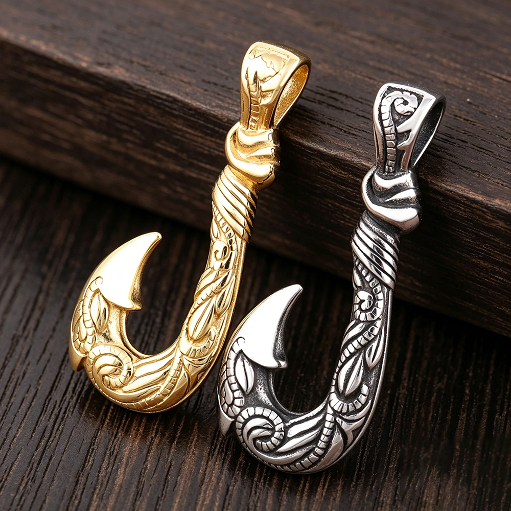 Maui Magic Fish Hook Necklace  - Battle Rope Anchor บทวิจารณ์และราคา