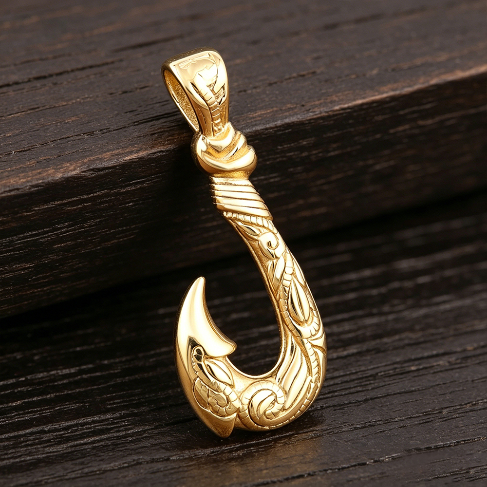 Maui Magic Fish Hook Necklace  - Battle Rope Anchor บทวิจารณ์และราคา