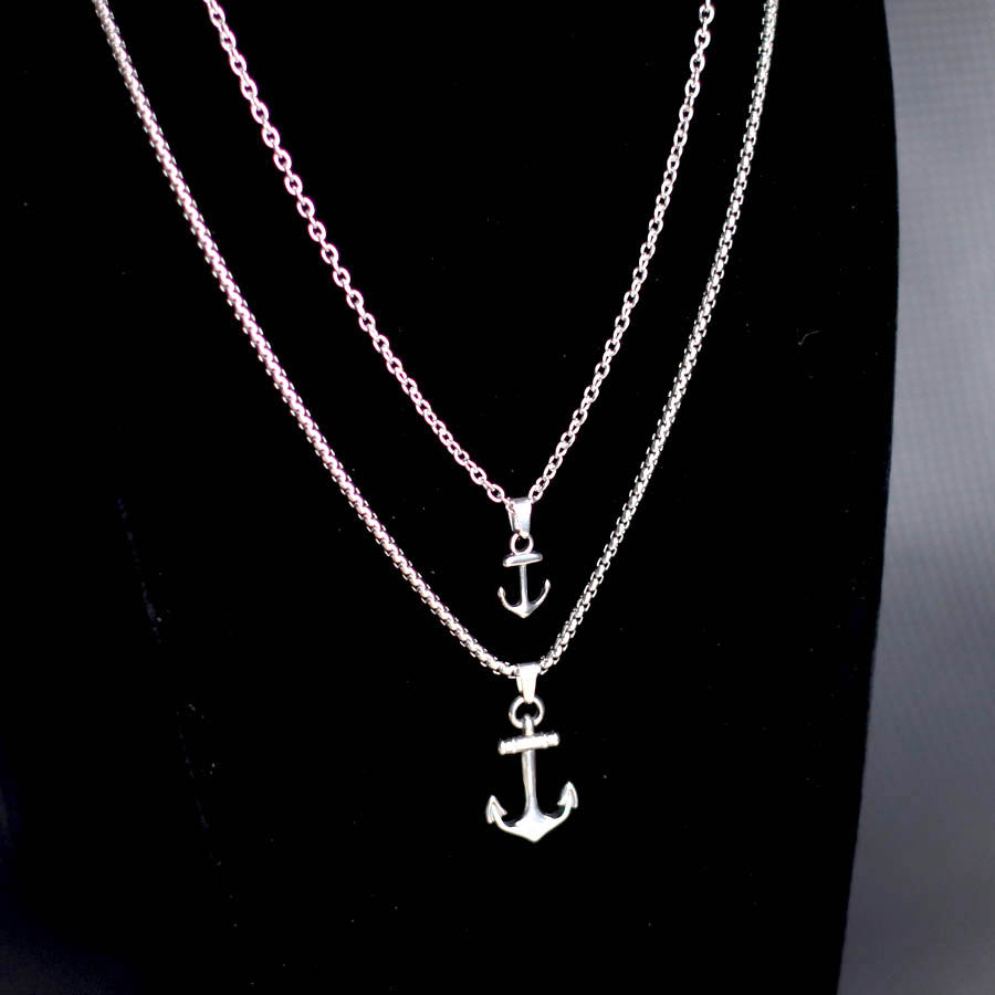 Hiphop Anchor Necklace For Men - Battle Rope Anchor บทวิจารณ์และราคา