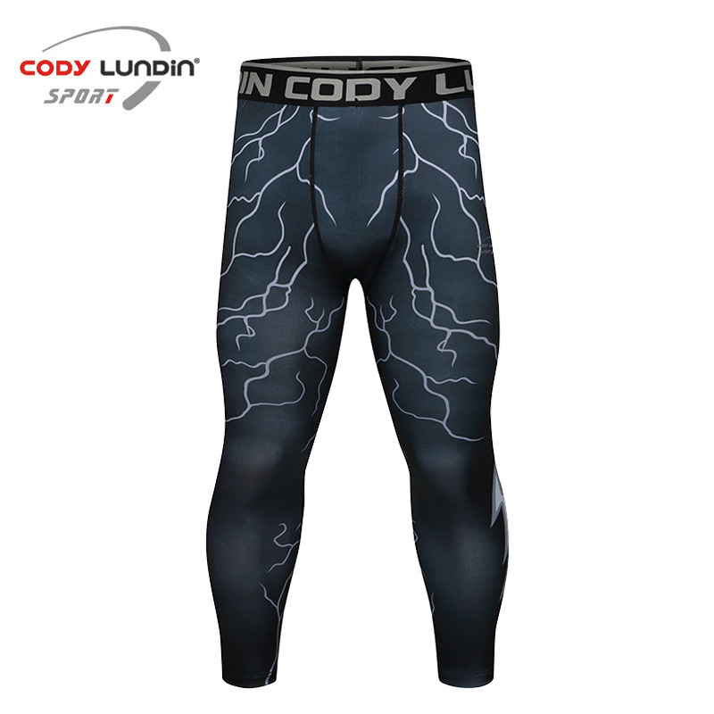 Men Compression Pants MMA Cros - Crossfit Ga บทวิจารณ์และราคา