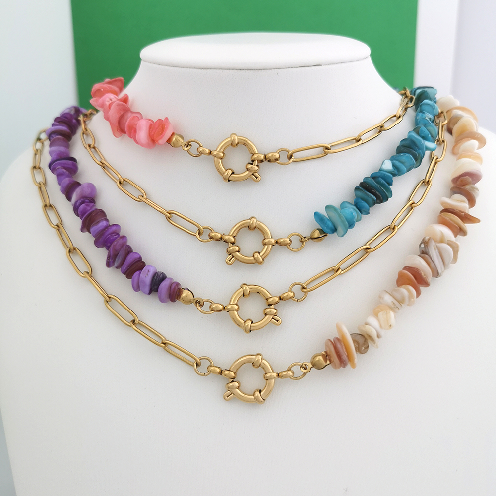 Anchor Clasp Necklace Women Ch - Battle Rope Anchor บทวิจารณ์และราคา