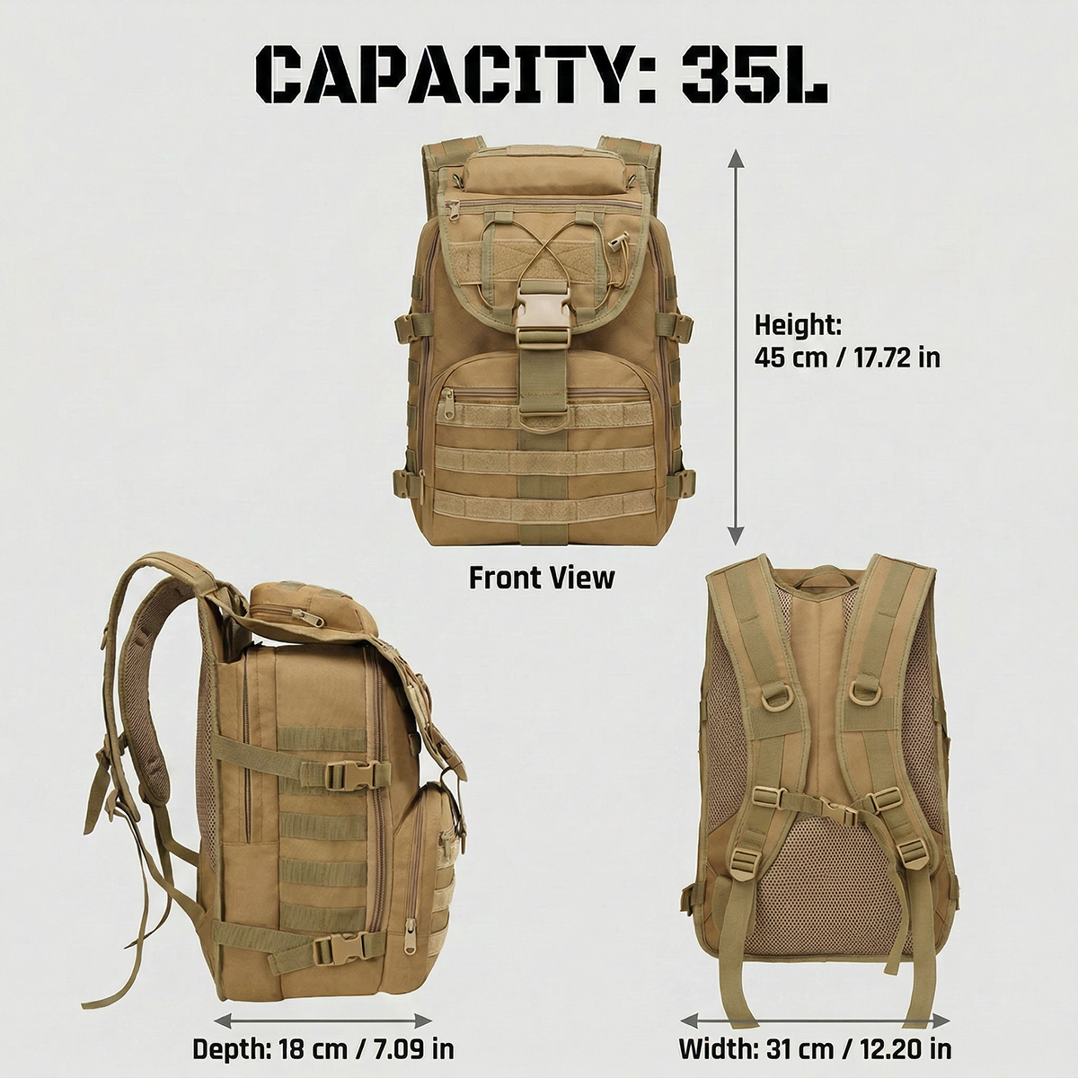 35L Gym Training Backpack for  - Crossfit Gym บทวิจารณ์และราคา