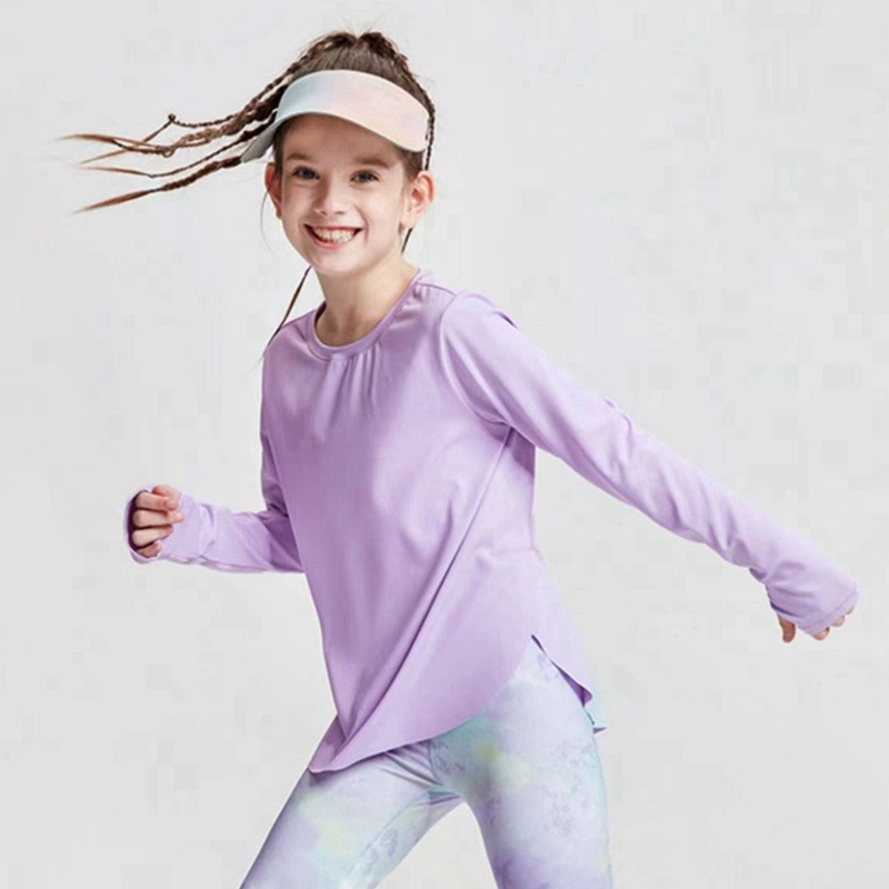 Girls Long Sleeve Shirts Quick - Crossfit Gym บทวิจารณ์และราคา