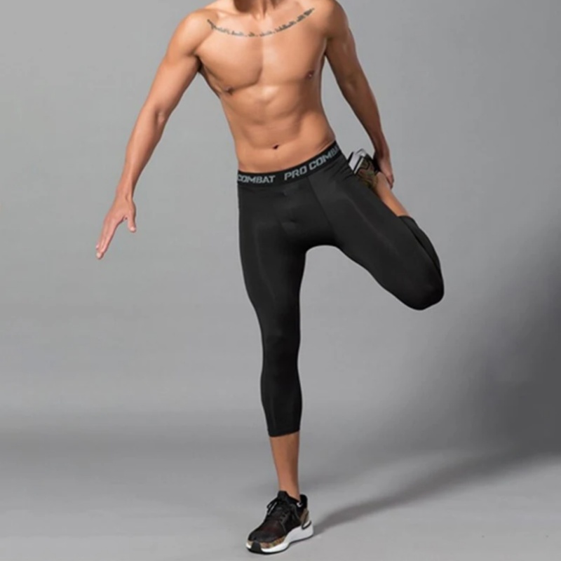 Men Running Leggings Quick Dry - Crossfit Ga บทวิจารณ์และราคา