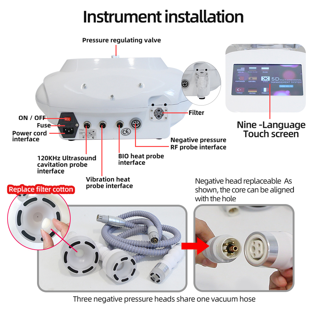 6 in 1 120K Cavitation Vacuum  - Crossfit Gym บทวิจารณ์และราคา