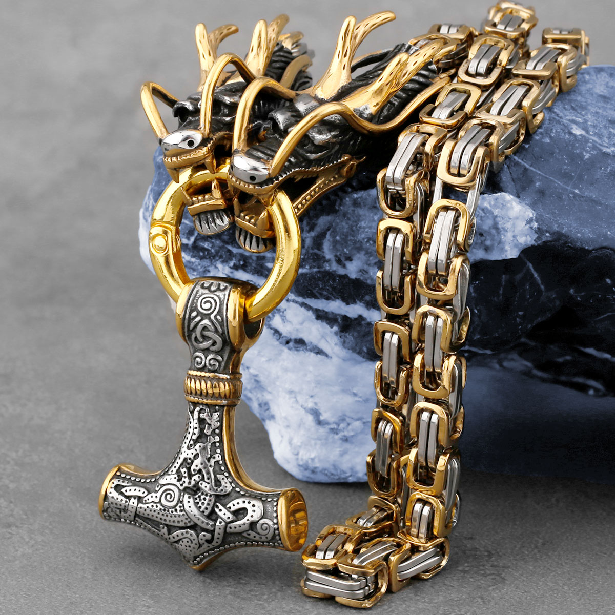 Stainless Steel Viking Dragon  - Battle Rope Anchor บทวิจารณ์และราคา